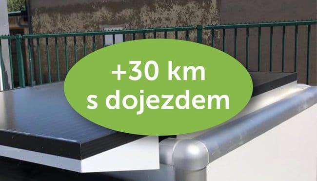 Solární panely pro ca. 30 km delší dojezd pro ARI 458
