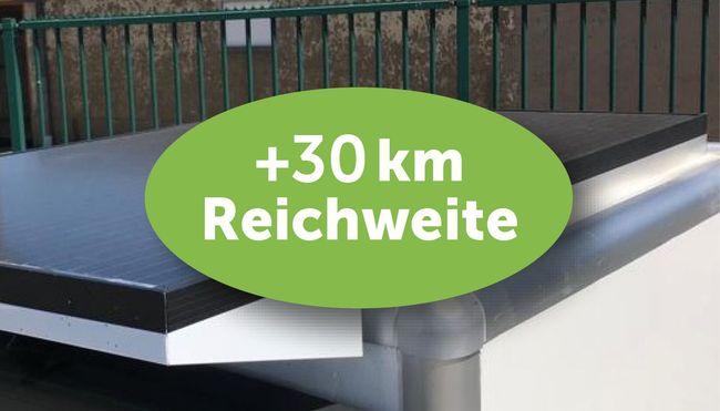 System słoneczny zapewniający dodatkowe 30 km zasięgu do ARI 458.