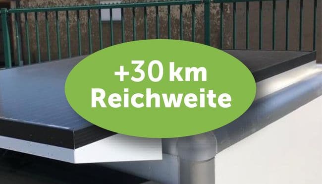 System słoneczny zapewniający dodatkowe 30 km zasięgu do ARI 458.