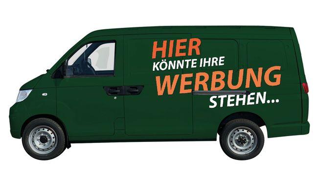 individuelle komplette Fahrzeug Folierung inkl. Werbemotiv für ARI 901 Kastenwagen