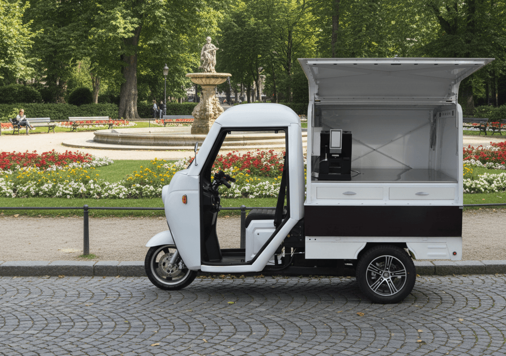 Lastenmoped ARI 345 Retro Food Truck