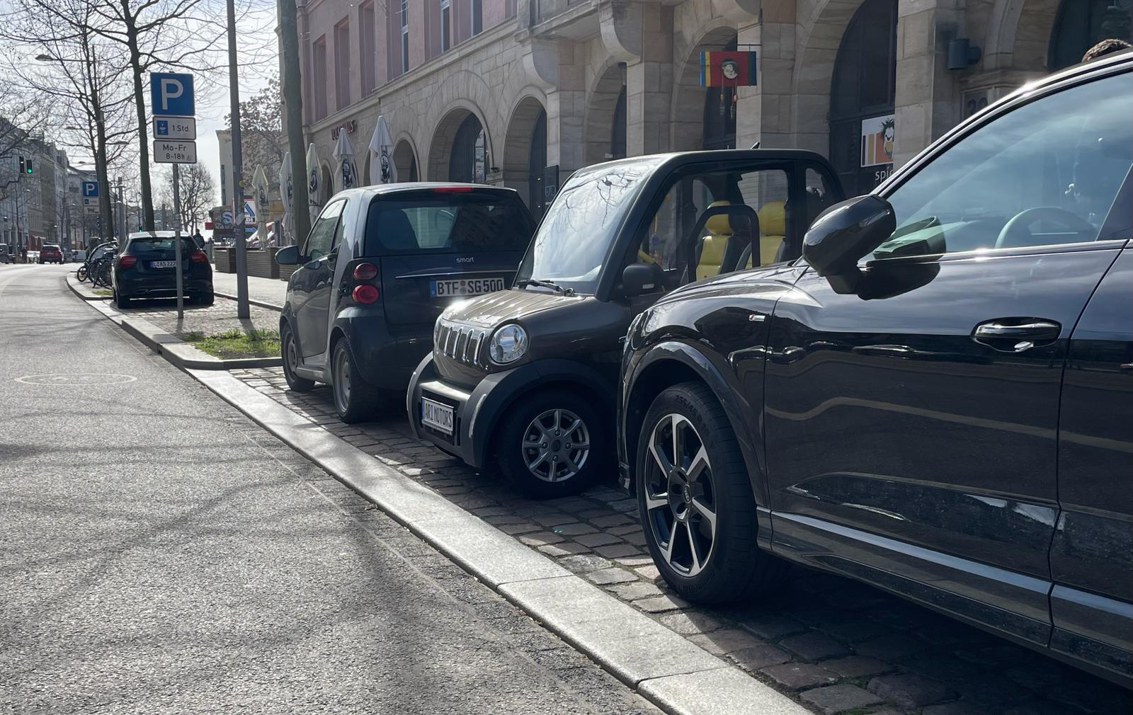 Kann ich mit einem ARI 452 auch quer parken?