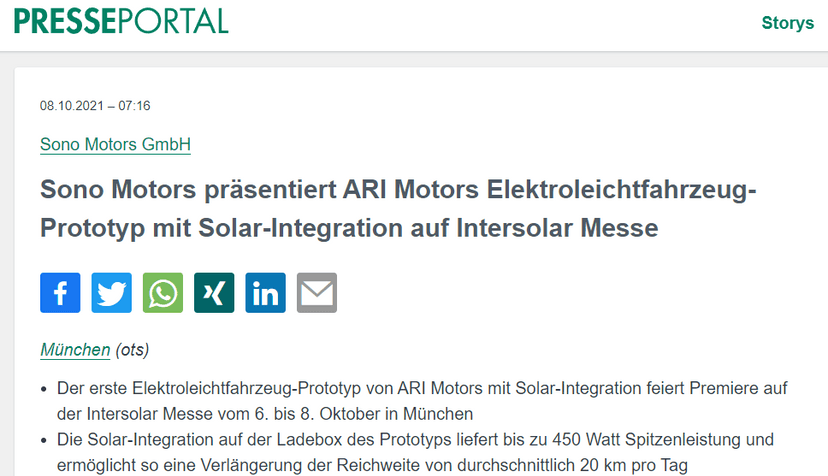 Screenshot: www.presseportal.de