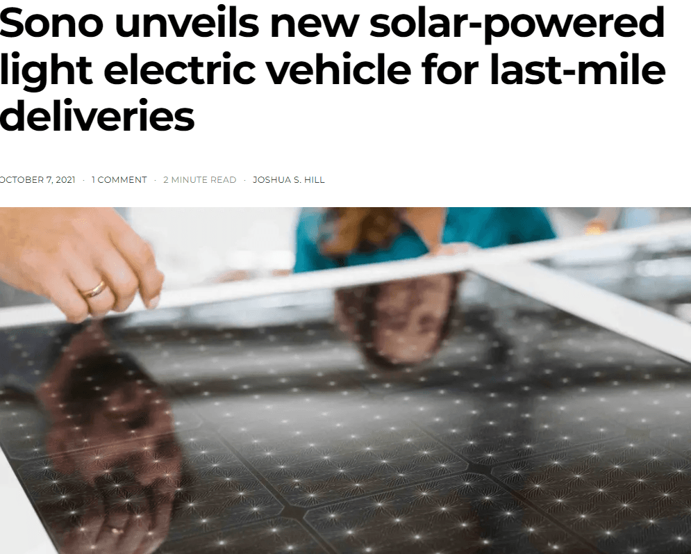 The Driven über den ARI 458 Solar und B2B Ziele von Sono Motors