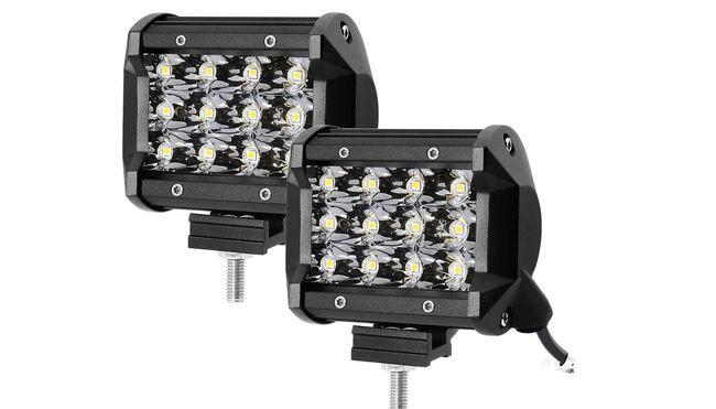 2 LED work lights in cargo area