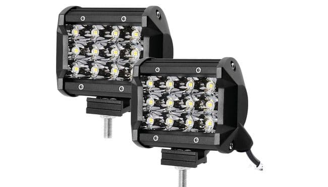 2 LED-Arbeitsleuchten auf Ladefläche / im Laderaum