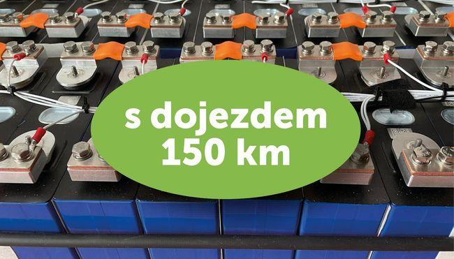 LiFePO4 baterie s dojezdem 150 km