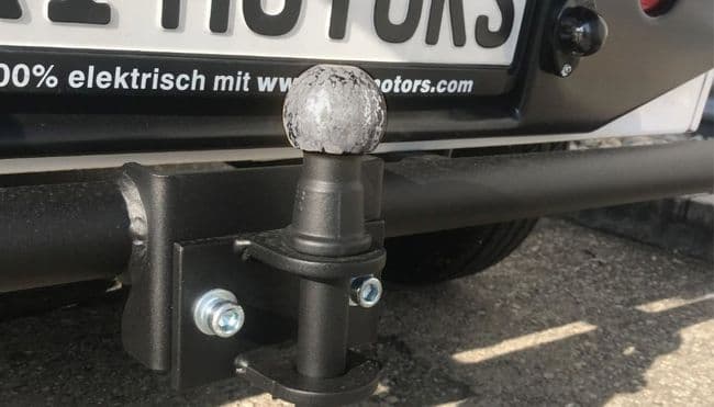 Rammschutz hinten mit Rangierkupplung & Maulkupplung für ARI 458