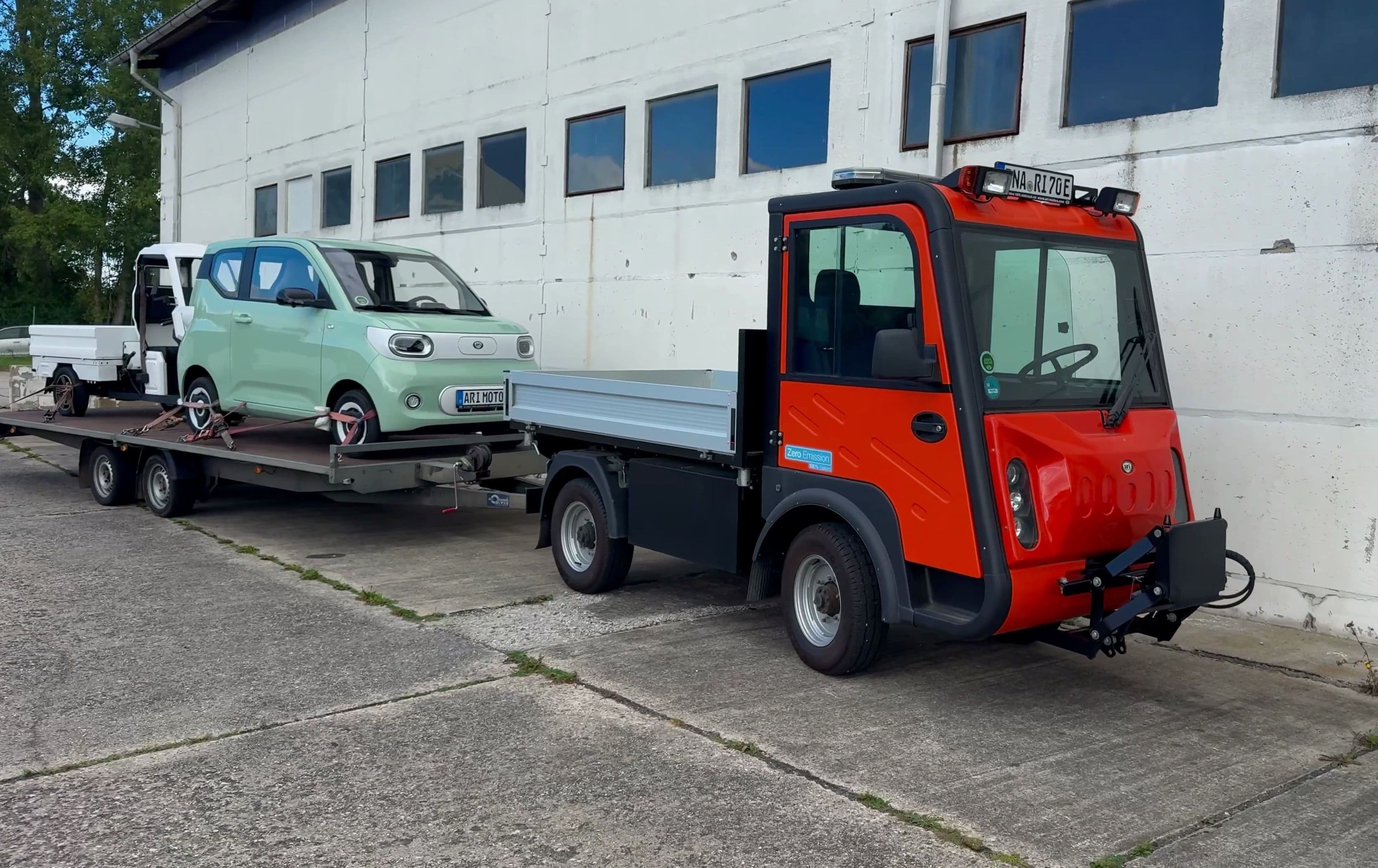 Elektro Kleintransporter ARI 1570 gebraucht: Geräteträger im Test