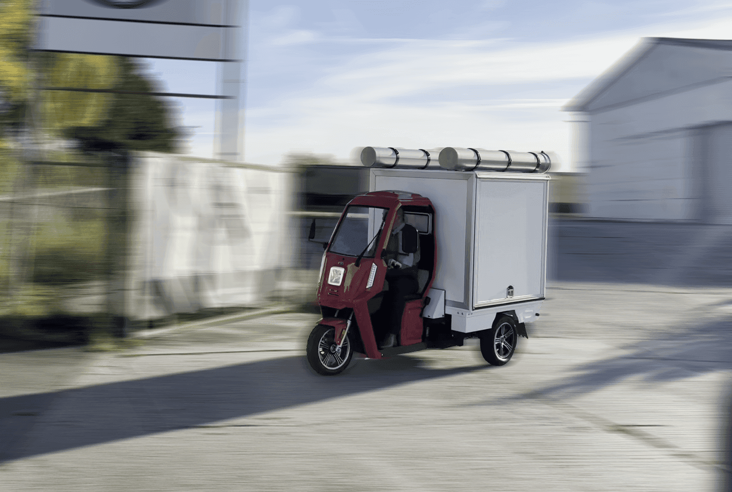 ARI 345 Lastenmoped mit Verkaufsaufbau: Der elektrische Mini-Verkaufsstand für Stadt, Markt und Event