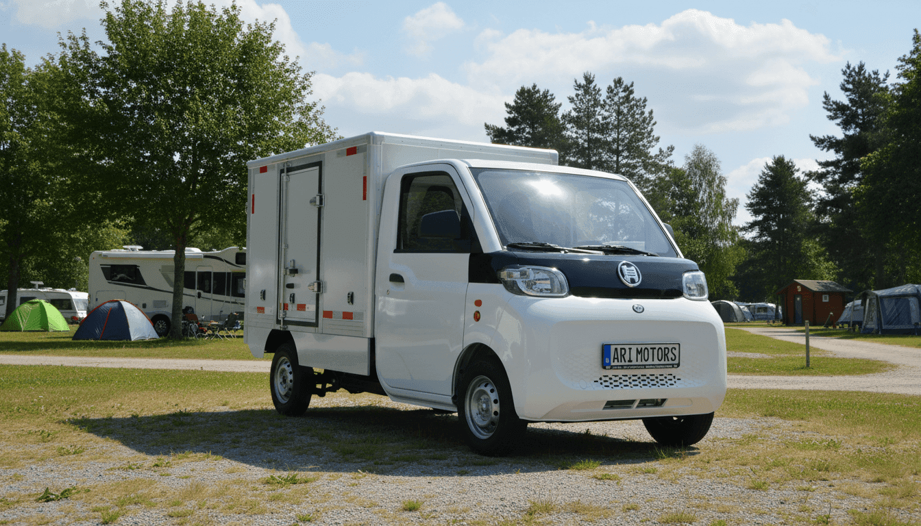 Leise Platzfahrzeuge für Campingplätze, Ferienparks und Freizeitanlagen