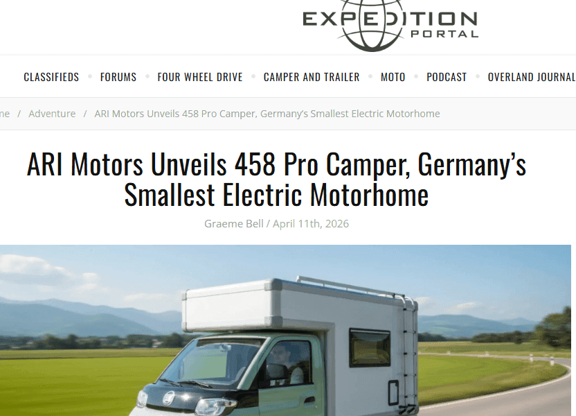 Expedition Portal berichtet über das ARI 458 Pro Campingmobil