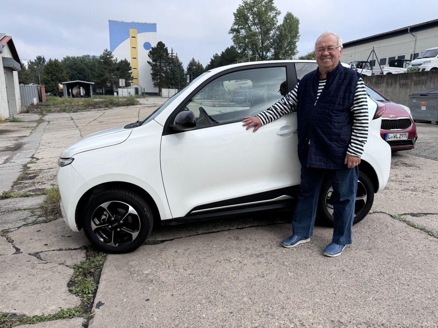 ARI 902 Elektroauto als Alternative zum Smart im Einsatz bei Albrecht Wörl in 04651 Bad Lausick