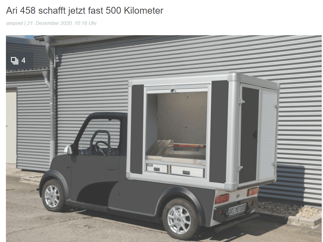 Motor Traffic staunt über hohe Reichweite des ARI 458 mit LifePo-Akku