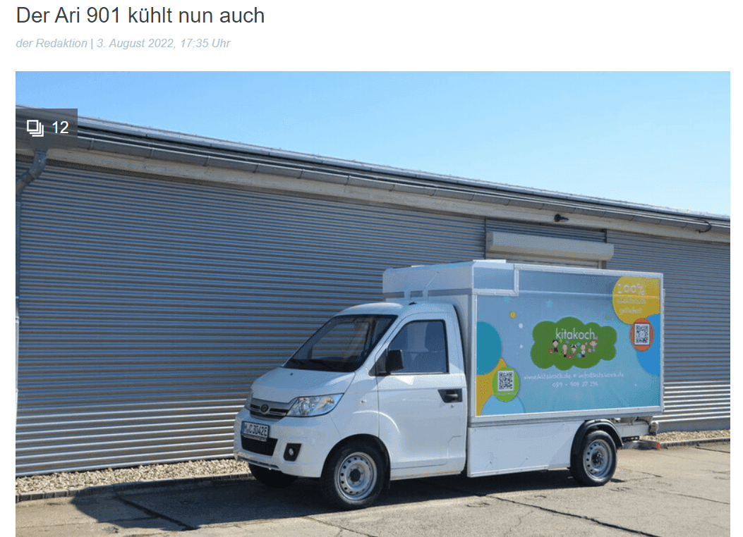 Motor Traffic berichtet über neuen ARI 901 Kühltransporter von ARI Motors