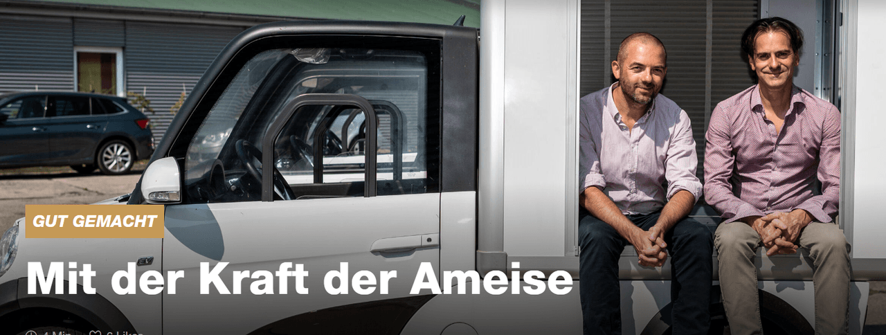 Thats Business über Bornaer E-Ameisen und ihren Leasingpartner Grenke