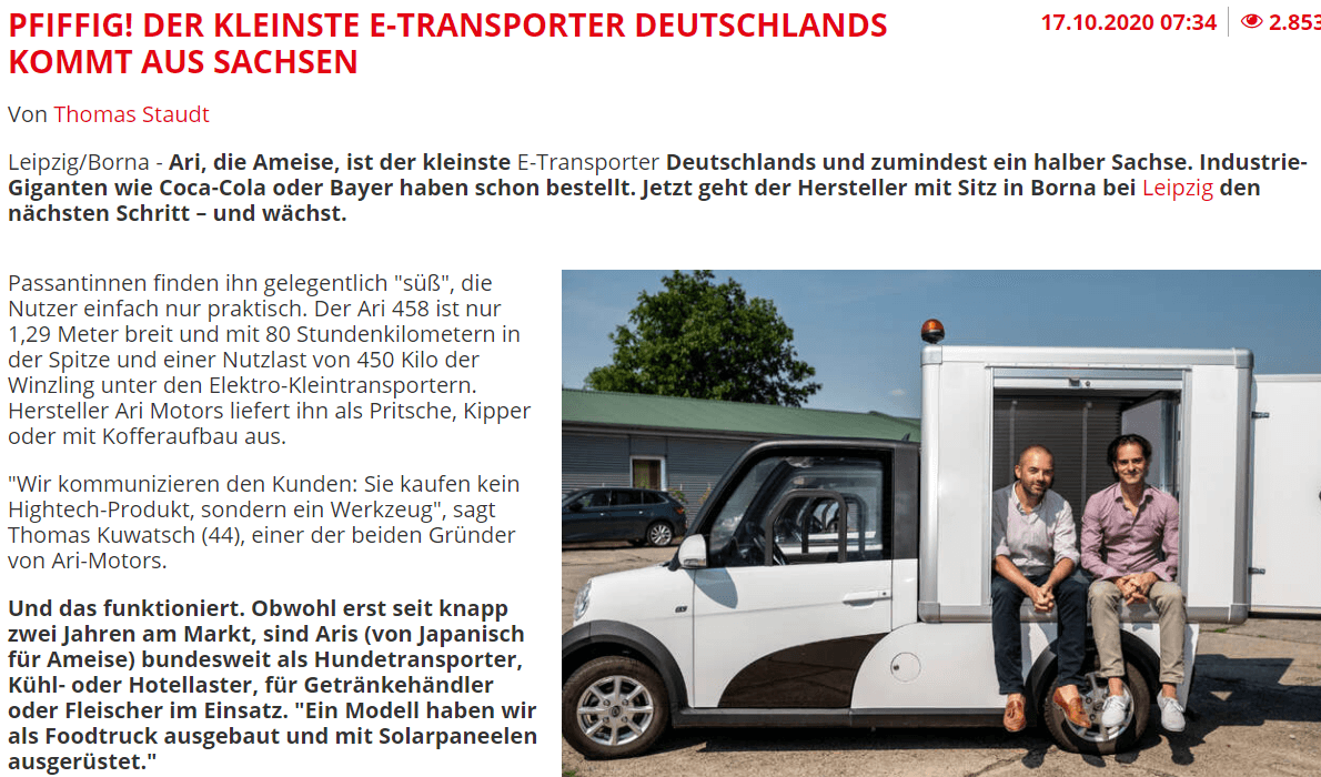 Tag 24 über den ARI 458 - die pfiffige kleine Ameise aus Sachsen