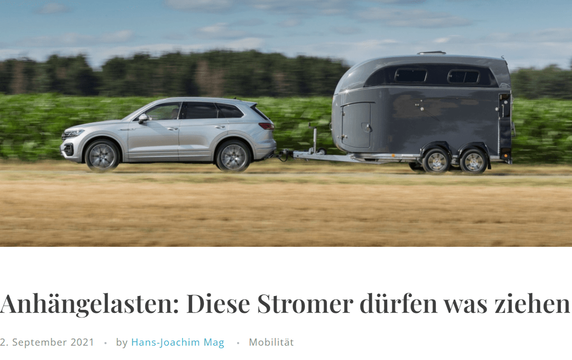 DMT Puls listet ARI Elektrofahrzeuge als Stromer für Hängerbetrieb auf