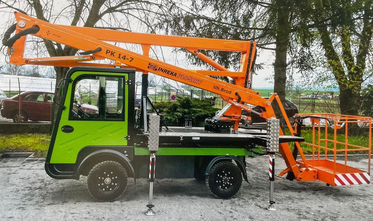 ARI 1570 z ramieniem dźwigu i koszem aluminiowym: Pierwsza elektryczna platforma robocza z homologacją drogową!