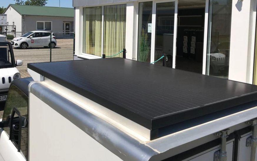 Solaranlage zur Unterstützung der elektrischen Verbraucher für ARI Poly